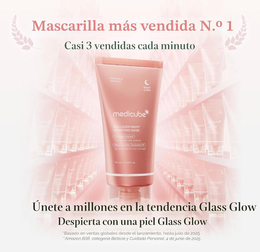 Medicube Mascarilla Facial Exfoliante Nocturna con Colágeno