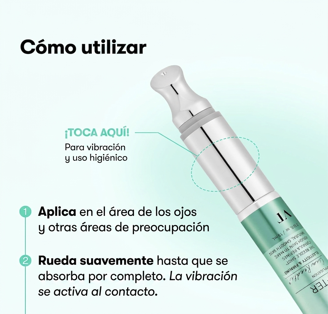 PDRN Reedle Shot Vibrante Reduce Ojeras, Bolsas y Arrugas.