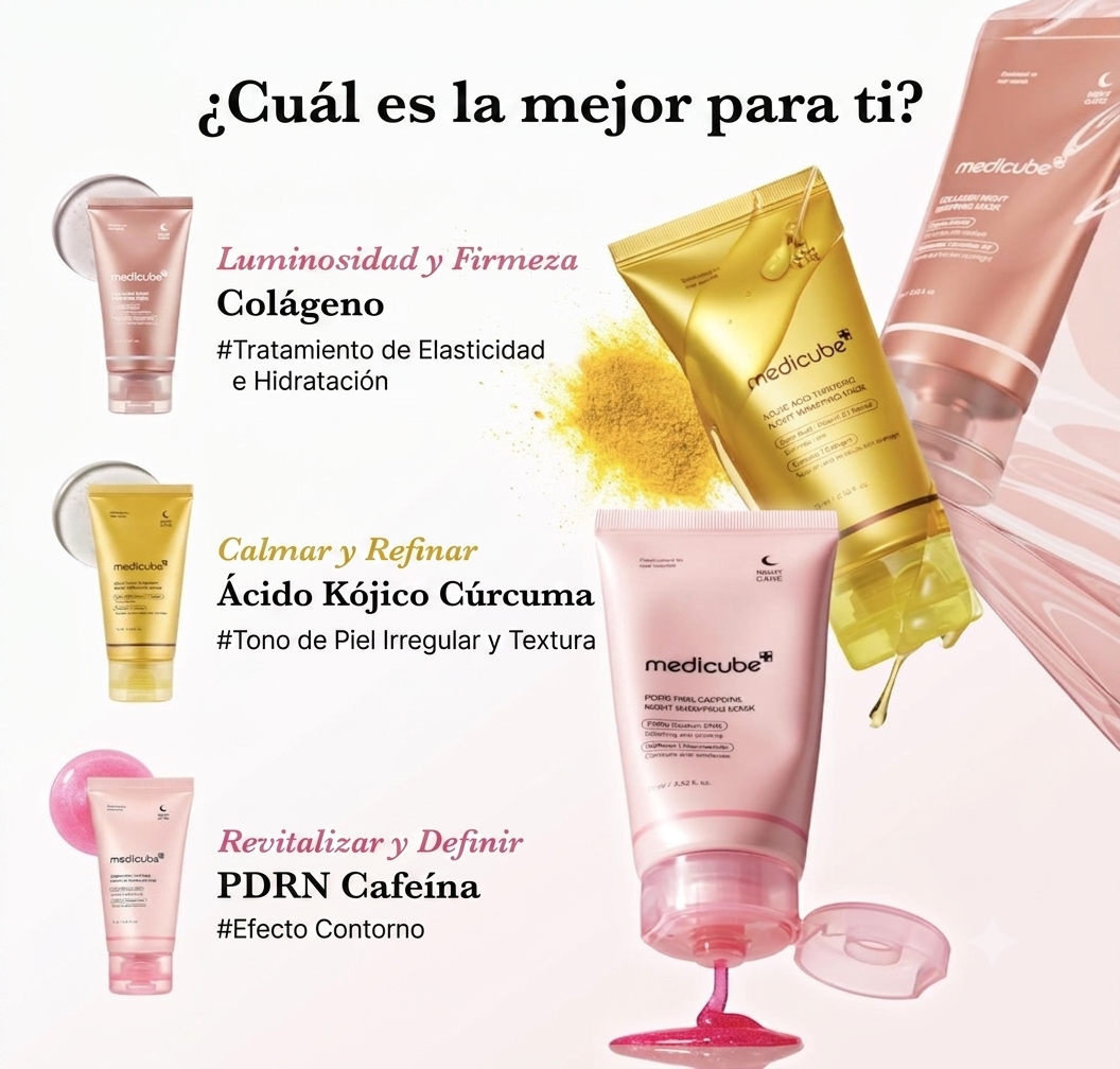 Medicube Mascarilla Facial Exfoliante Nocturna con Colágeno